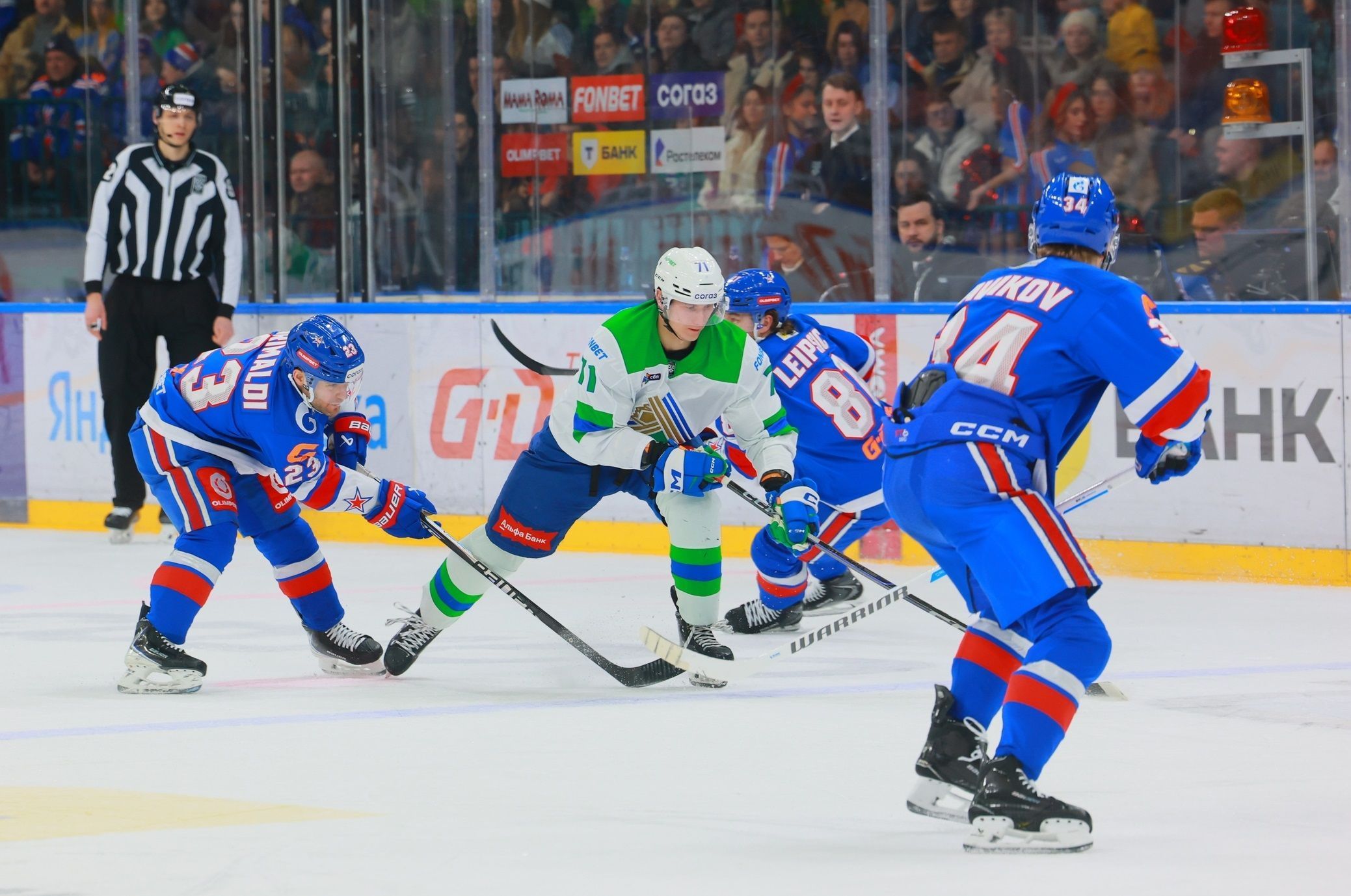 «Салават Юлаев» уступил СКА в Петербурге