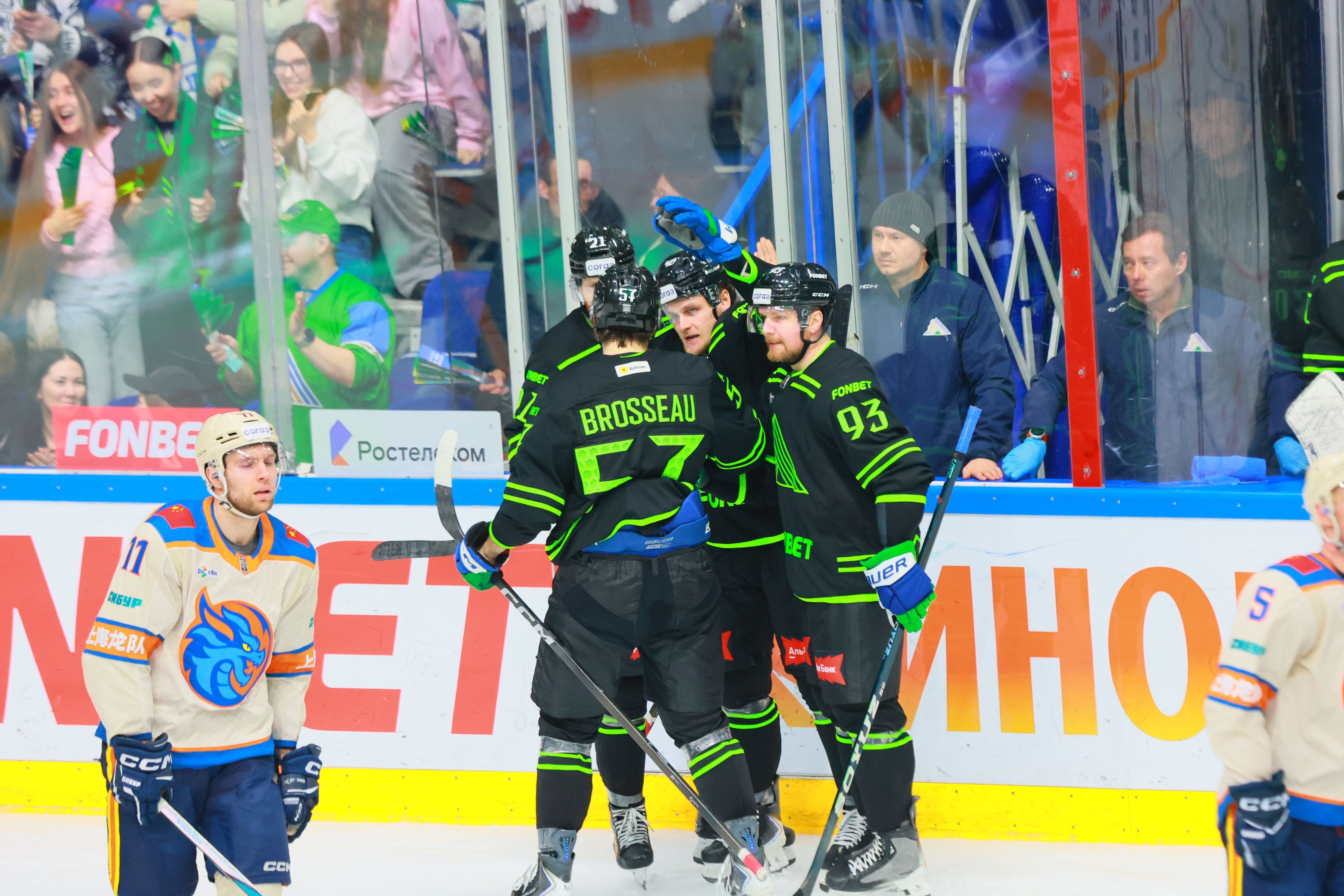 «Салават Юлаев» победил дома «Шанхайских Драконов»