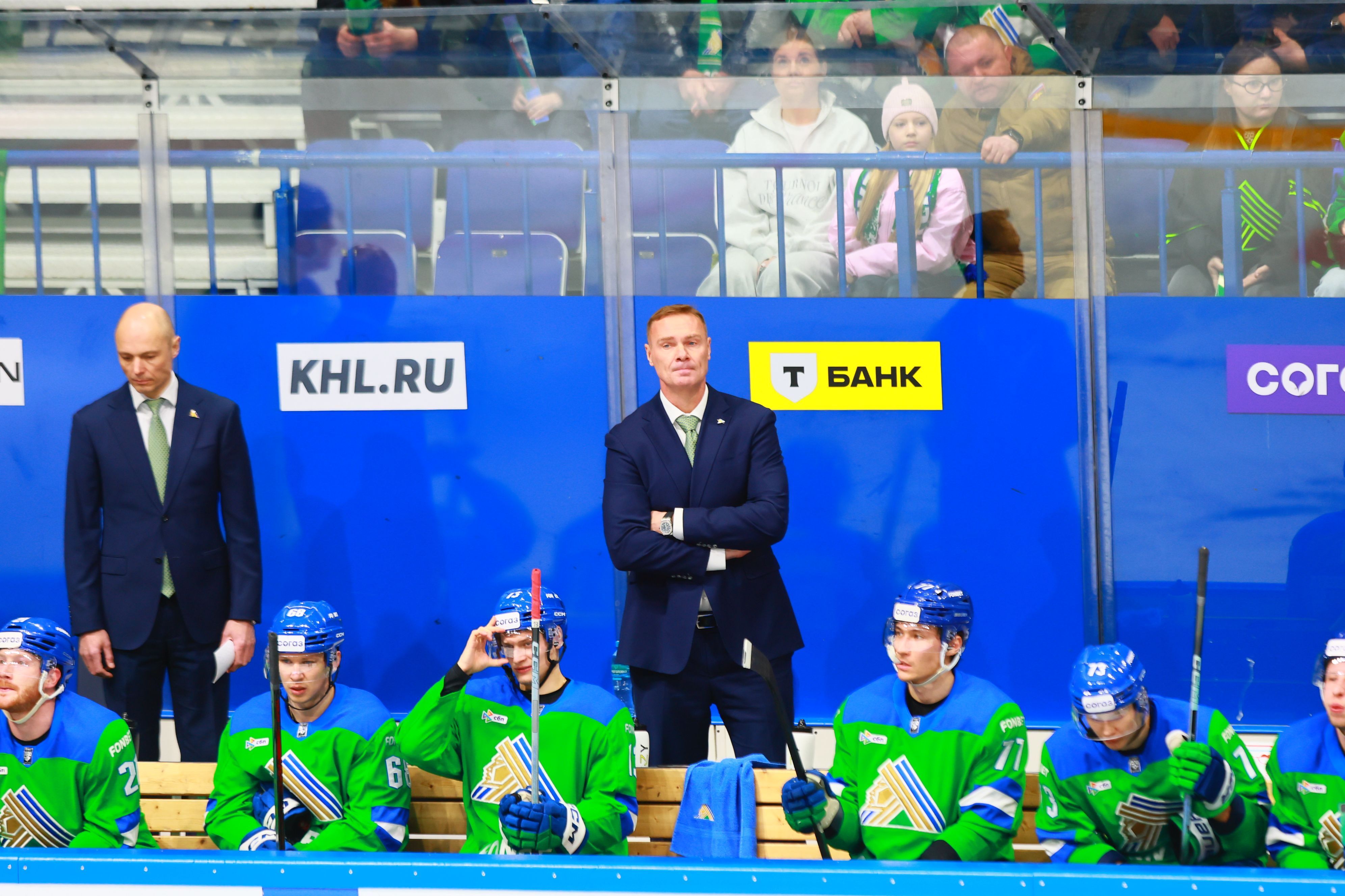 Виктор Козлов: «Хороший первый период, неплохо накрывали соперника»