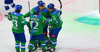 «Салават Юлаев» обыграл «Барыс», Евгений Кузнецов забил первый гол за уфимцев