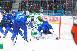 «Салават Юлаев» уступил на выезде «Барысу»