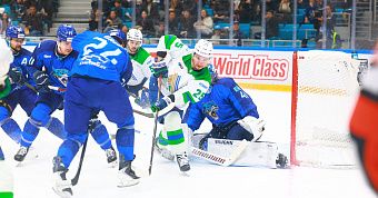 «Салават Юлаев» уступил на выезде «Барысу»